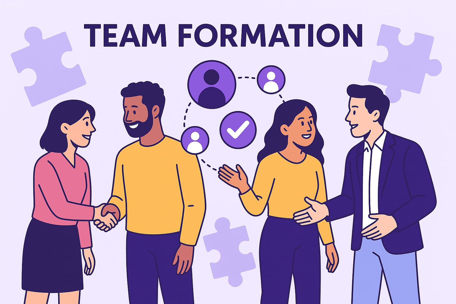 Teams Are Auto-Matched (4 Roles)